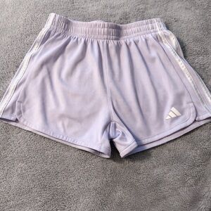 Adidas Women’s Small Lavender Athletic Running Shorts Mesh Gym Training